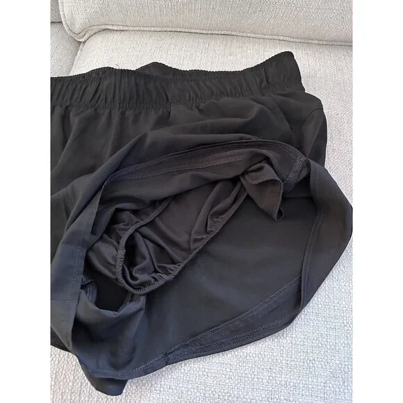 Athletic Works Women’s Plus Size Shorts XXL(20) Black  Elastic Waist with pocket - Picture 3 of 5